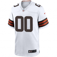 Cleveland Browns Nike Custom Game Jersey White