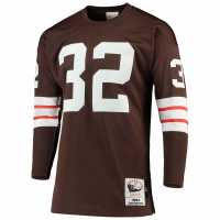 Jim Brown Cleveland Browns 1964 Mitchell & Ness Authentic Throwback Retired Player Jersey Brown