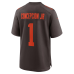 KC Concepcion Jr. Cleveland Browns Nike Alternate Game Jersey Brown