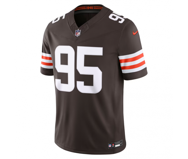Myles Garrett Cleveland Browns Nike Team Vapor F.U.S.E. Stitched Limited Jersey Brown