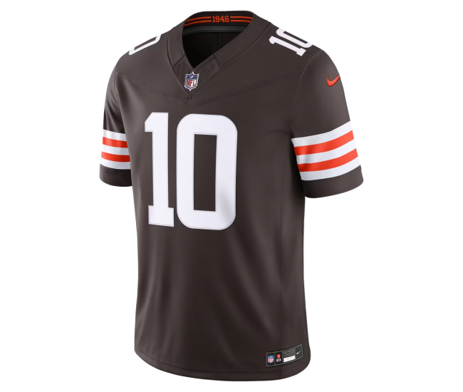 Quinshon Judkins Cleveland Browns Nike Team Vapor F.U.S.E. Stitched Limited Jersey Brown