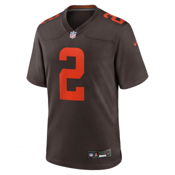 Shedeur Sanders Cleveland Browns Nike Alternate Game Jersey Brown