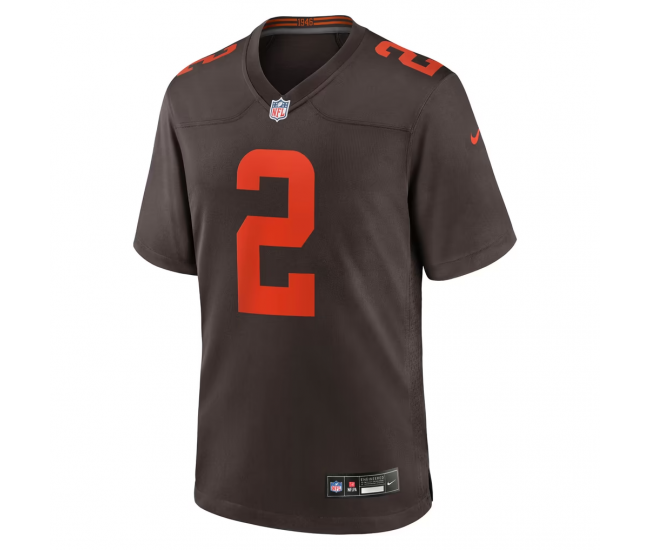 Shedeur Sanders Cleveland Browns Nike Alternate Game Jersey Brown