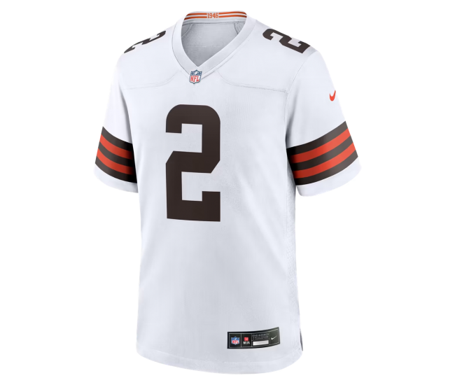 Shedeur Sanders Cleveland Browns Nike Game Jersey White