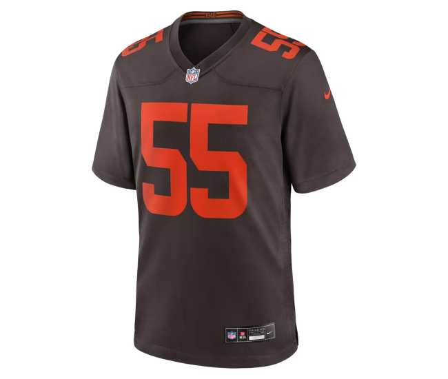 Spencer Fano Cleveland Browns Nike Alternate Game Jersey Brown