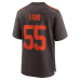 Spencer Fano Cleveland Browns Nike Alternate Game Jersey Brown