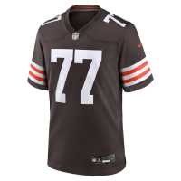 Zion Johnson Cleveland Browns Nike Team Game Jersey Brown