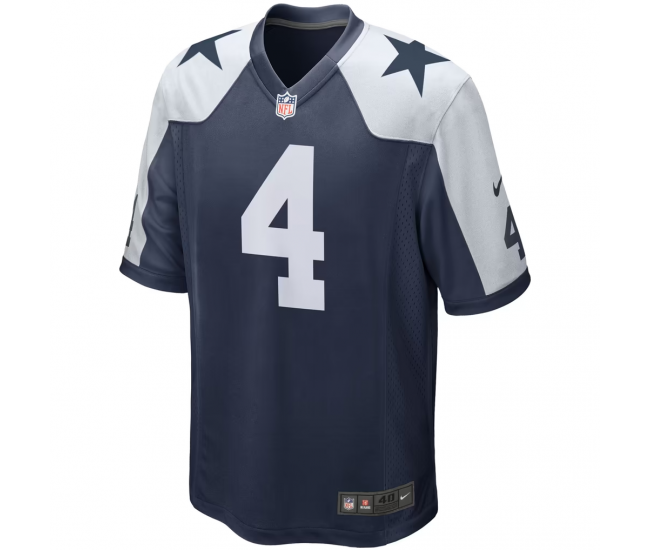 Dak Prescott Dallas Cowboys Nike Alternate Game Team Jersey Navy