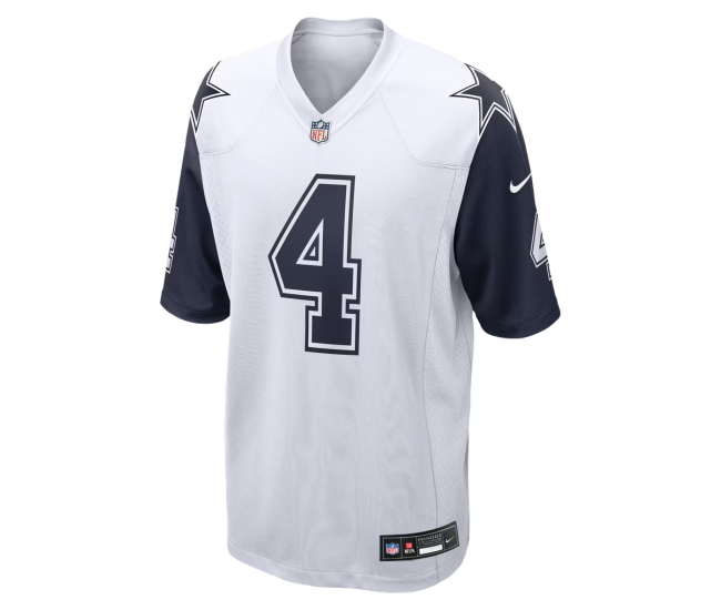 Dak Prescott Dallas Cowboys Nike Alternate Game Team Jersey White