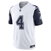 Dak Prescott Dallas Cowboys Nike Alternate Vapor F.U.S.E. Stitched Limited Jersey White