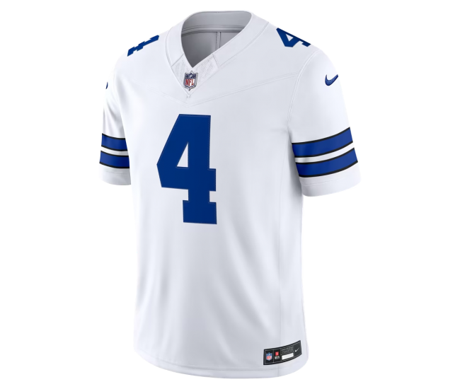 Dak Prescott Dallas Cowboys Nike Vapor F.U.S.E. Stitched Limited Jersey White