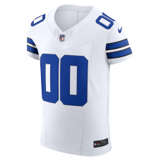 Dallas Cowboys Nike Vapor F.U.S.E. Elite Custom Jersey White Dallas Cowboys Nike Vapor F.U.S.E. Elite Custom Jersey White