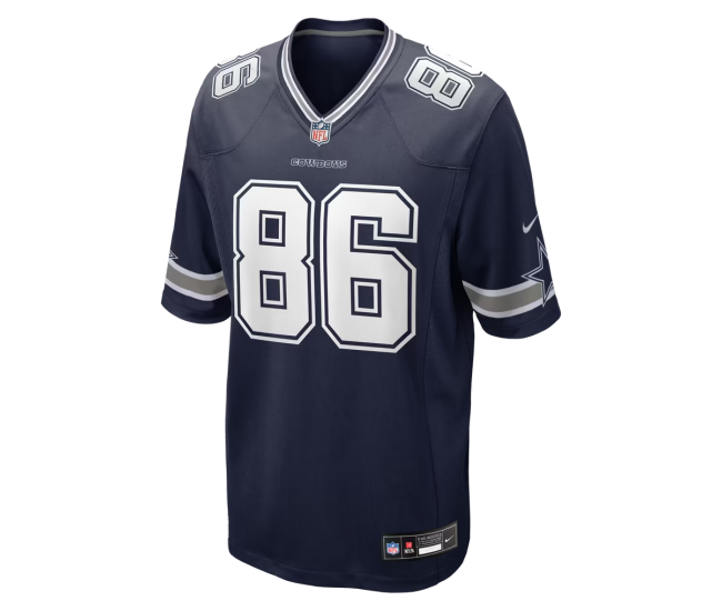 Luke Schoonmaker Dallas Cowboys Nike Team Game Jersey Navy