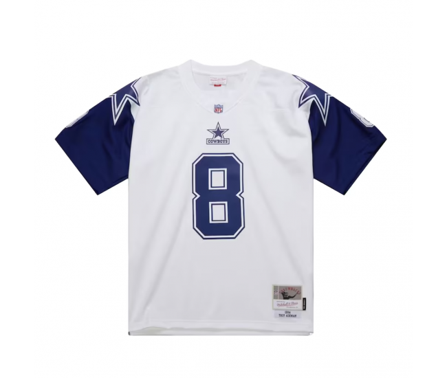 Troy Aikman Dallas Cowboys Mitchell & Ness 1994 Alternate Legacy Replica Jersey White