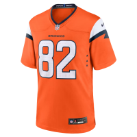 Adam Trautman Denver Broncos Nike Team Game Jersey Orange