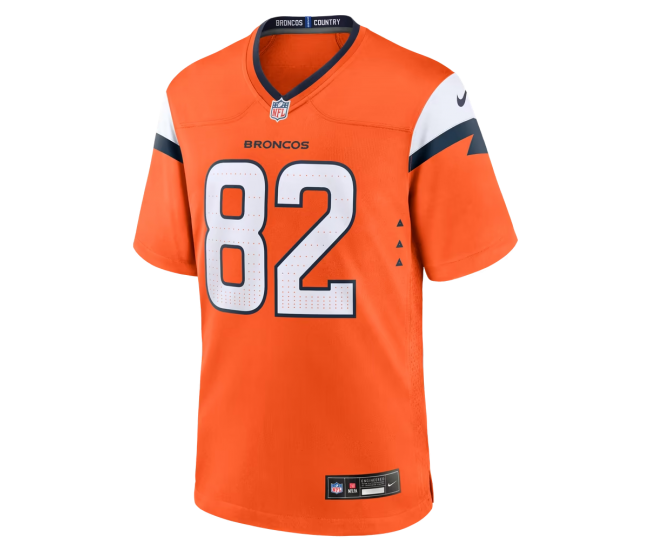 Adam Trautman Denver Broncos Nike Team Game Jersey Orange