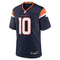 Bo Nix Denver Broncos Nike Alternate Game Jersey Navy