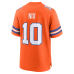 Bo Nix Denver Broncos Nike Mile High Collection 1977 Throwback Player Game Jersey Orange