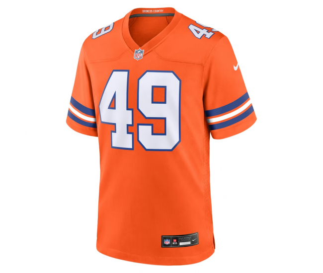 Dennis Smith Denver Broncos Nike Retired Player Alternate Game Jersey Orange