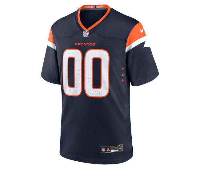 Denver Broncos Nike Alternate Mile High Collection Custom Game Jersey Navy