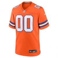 Denver Broncos Nike Mile High Collection 1977 Throwback Custom Game Jersey Orange