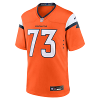 Frank Crum Denver Broncos Nike Team Game Jersey Orange