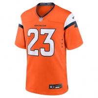 Jahdae Barron Denver Broncos Nike Game Player Jersey Orange