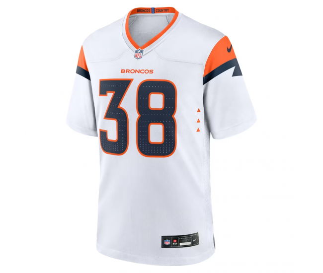 Jaleel McLaughlin Denver Broncos Nike Game Jersey White