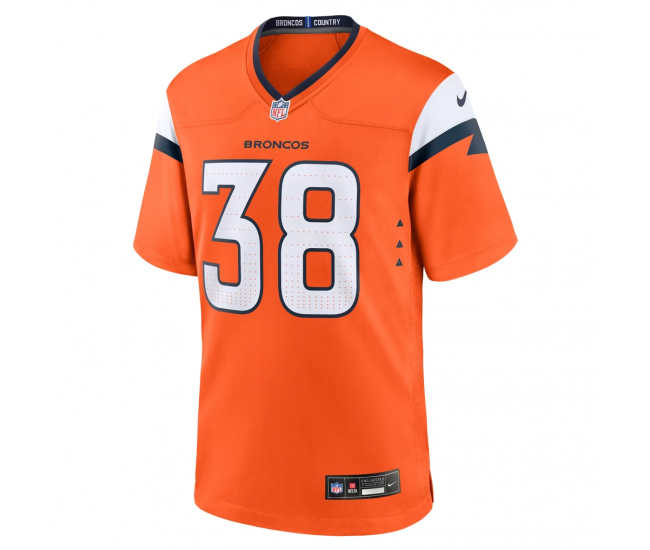Jaleel McLaughlin Denver Broncos Nike Team Game Jersey Orange