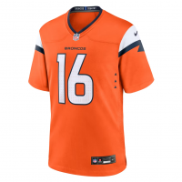 Jeremy Crawshaw Denver Broncos Nike Team Game Jersey Orange