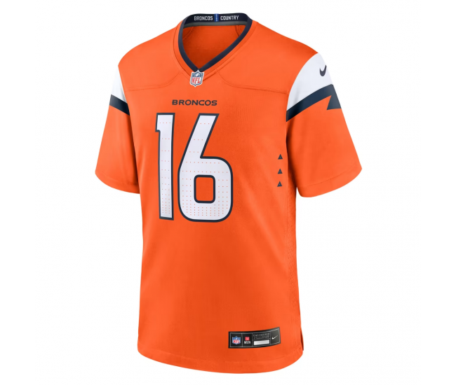 Jeremy Crawshaw Denver Broncos Nike Team Game Jersey Orange