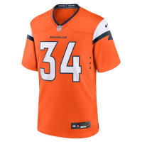 JL Skinner Denver Broncos Nike Team Game Jersey Orange