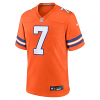 John Elway Denver Broncos Nike Mile High Collection 1977 Throwback Retired Player Game Jersey Orange
