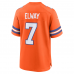 John Elway Denver Broncos Nike Mile High Collection 1977 Throwback Retired Player Game Jersey Orange