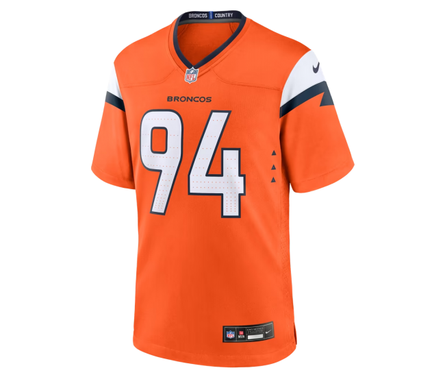 Jordan Jackson Denver Broncos Nike Team Game Jersey Orange