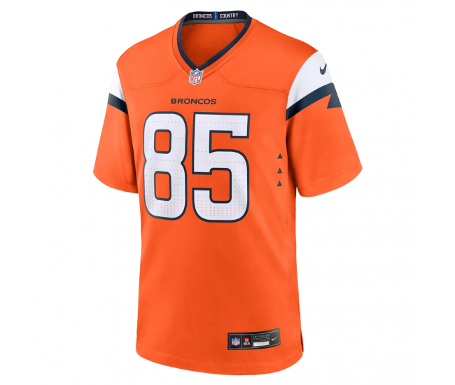 Lucas Krull Denver Broncos Nike Team Game Jersey Orange