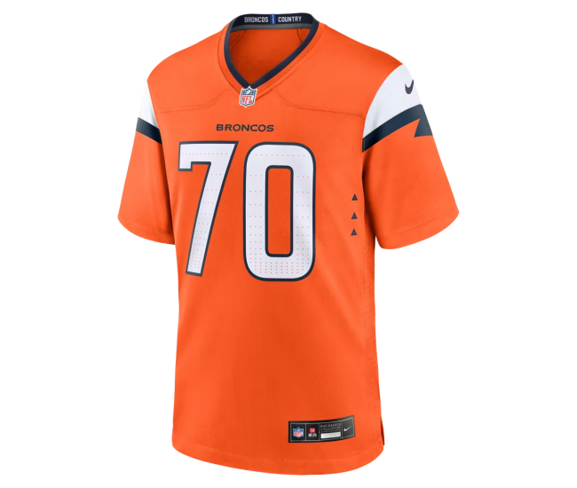 Marques Cox Denver Broncos Nike Team Game Jersey Orange