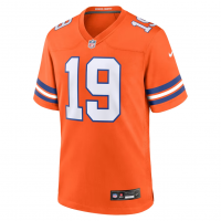 Marvin Mims Jr Denver Broncos Nike Mile High Collection 1977 Throwback Player Game Jersey Orange