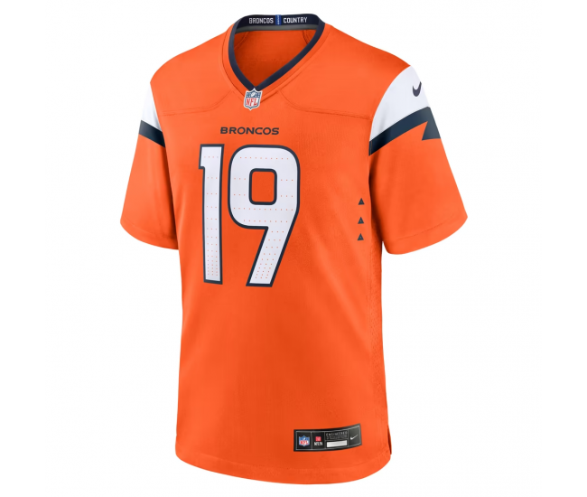 Marvin Mims Jr Denver Broncos Nike Team Game Jersey Orange
