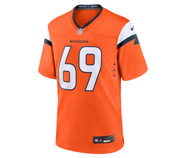Mike McGlinchey Denver Broncos Nike Team Game Jersey Orange
