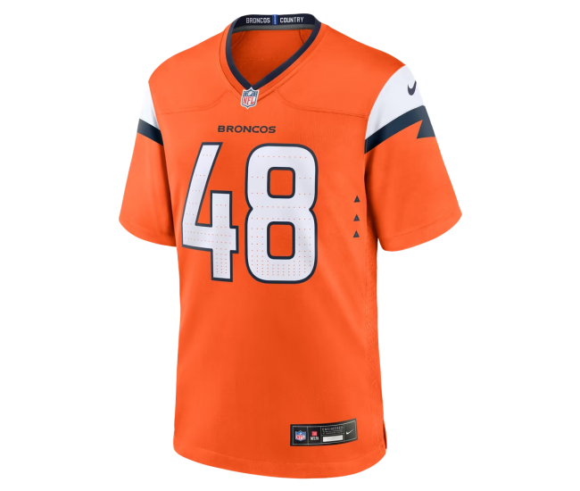Mitchell Fraboni Denver Broncos Nike Team Game Jersey Orange