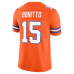 Nik Bonitto Denver Broncos Nike Alternate Mile High Collection 1977 Throwback Vapor F.U.S.E. Stitched Limited Jersey Orange
