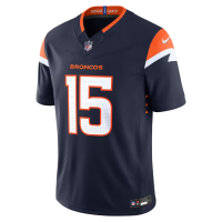 Nik Bonitto Denver Broncos Nike Alternate Vapor F.U.S.E. Stitched Limited Jersey Navy