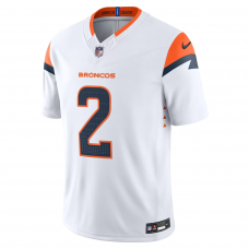 Pat Surtain II Denver Broncos Nike Vapor F.U.S.E. Stitched Limited Jersey White Pat Surtain II Denver Broncos Nike Vapor F.U.S.E. Stitched Limited Jersey White
