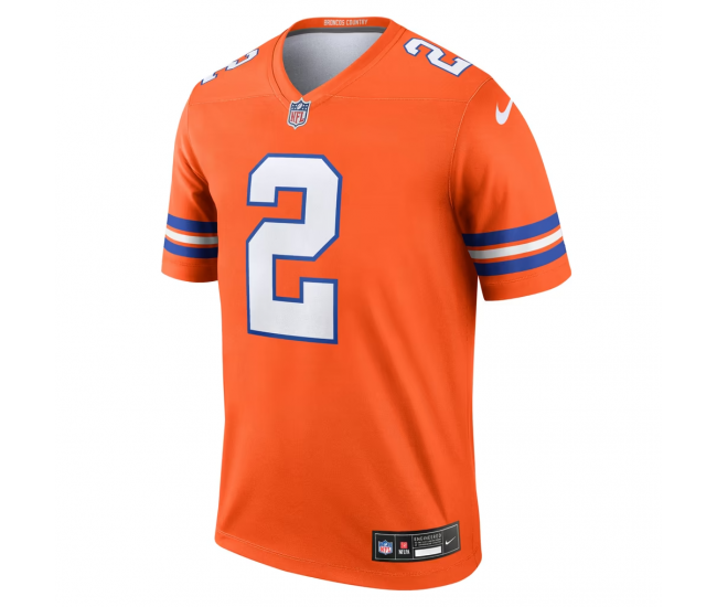 Patrick Surtain II Denver Broncos Nike Legend Player Performance Top Orange
