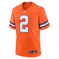 Patrick Surtain II Denver Broncos Nike Mile High Collection 1977 Throwback Player Game Jersey Orange