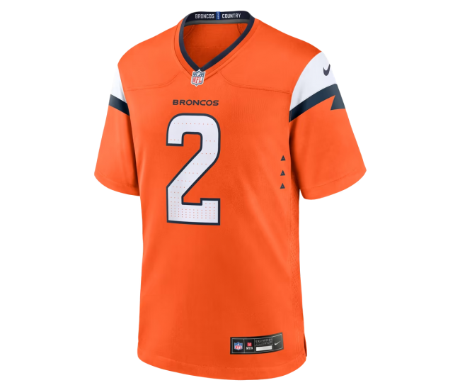 Patrick Surtain II Denver Broncos Nike Team Game Jersey Orange