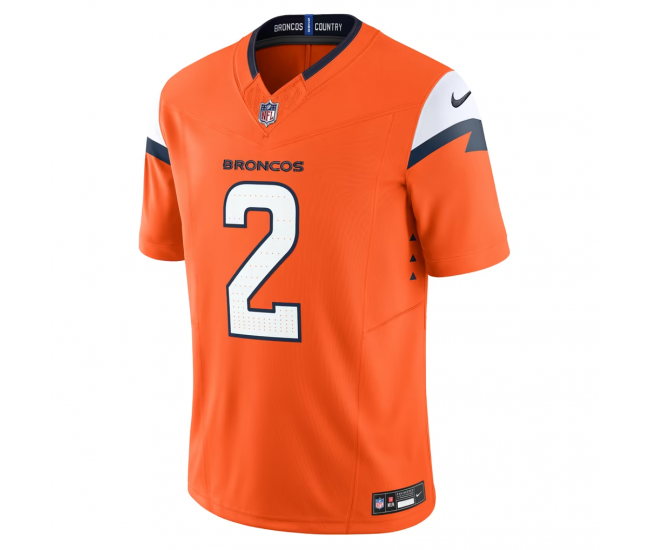 Patrick Surtain II Denver Broncos Nike Team Vapor F.U.S.E. Limited Jersey Orange