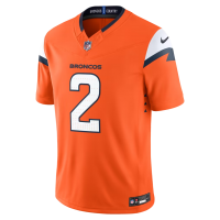 Patrick Surtain II Denver Broncos Nike Team Vapor F.U.S.E. Stitched Limited Jersey Orange