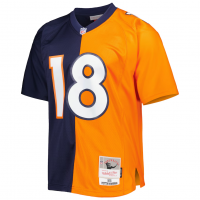 Peyton Manning Denver Broncos Mitchell & Ness 2015 Split Legacy Replica Jersey Navy/Orange